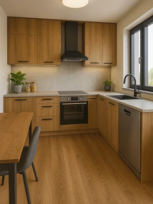 Kvarca vinila flīzes ROMAN WALNUT, SPC, klikšķu sistēma (click)